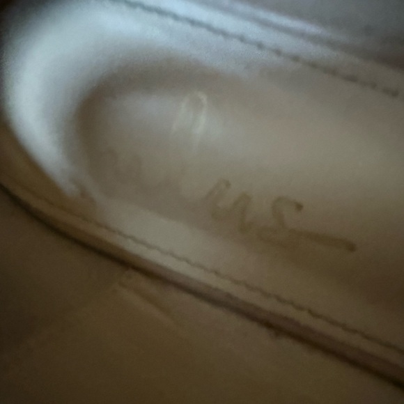 Lulus Metallic Pointed Toe Beige Flats -7.5 - Picture 4 of 5